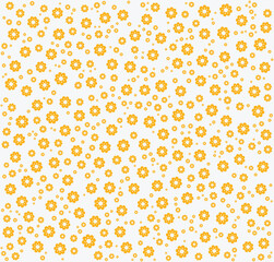 Cute Floral Seamless Pattern – Small Flower Digital Paper Vector