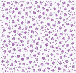 Cute Floral Seamless Pattern – Small Flower Digital Paper Vector