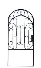 metal fence isolated