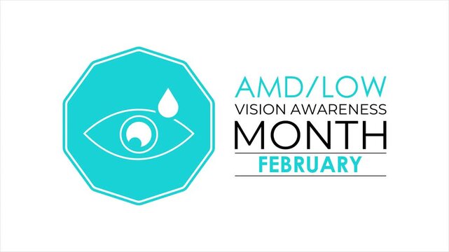 Minimal and modern motion graphics animation designed for Low Vision Awareness Month. Focusing on eye health and vision awareness.