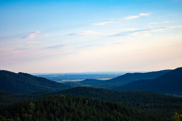 Kazakh hills, North Kazakhstan region. Imantau.