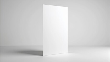 Vertical Blank Paper Mockup with Copy Space
