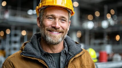 Male Construction Planning Engineer Reviewing Digital Site Model - Powered by Adobe