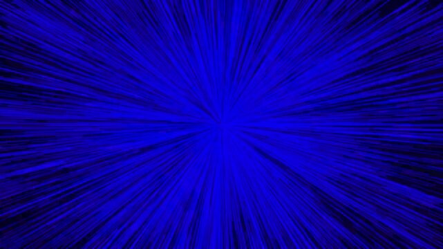 Cc particle Background of zooming, looping neon lines animation on black background. cc particle world animation blue color effect, ribbon, firework, 4k video