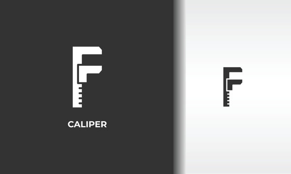 Caliper Vector, Icon Or Logo Sign Isolated Symbol Illustration