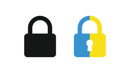 Closed and open lock icons representing security and unlocked access