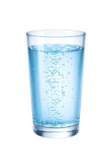glass of water isolated