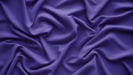 Fototapeta premium Close up photograph of crumpled purple fabric with deep shadows and highlights emphasizing texture folds abstract design and dramatic lighting