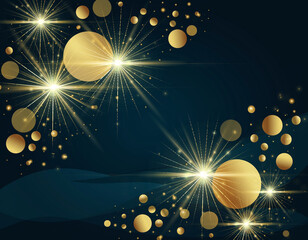 Abstract Golden Circles