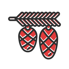 Pine cone icon