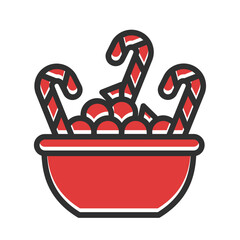 Christmas snack icon
