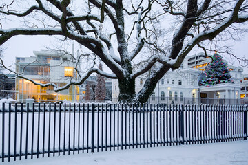 Hamburg Rotherbaum Winter Schnee