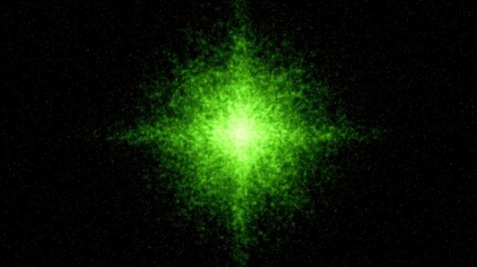 Detailed radar map icon illustrating christmas spend analysis in a green color palette representing consumer trends