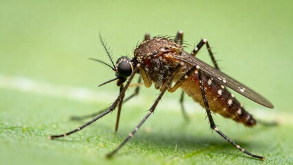 mosquito on leaf