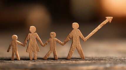 Family income growth vs lifestyle cost forecast chart illustrating financial trends for household economic planning needs