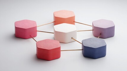 Collection of hexagons forming a pattern signifying structure, design, and innovation in geometric shapes and layout