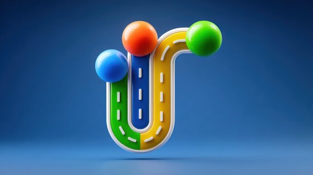 Colorful balloons forming a letter u representing celebration and creativity in financial inflation hedge concepts - Powered by Adobe