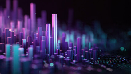 Abstract Futuristic Technology Background