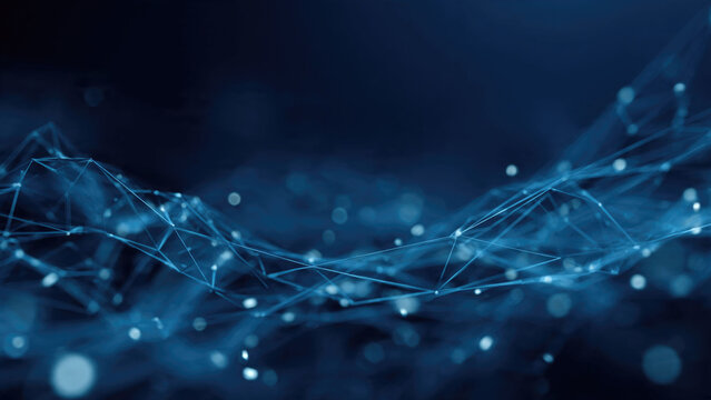 Abstract Network Connection - Powered by Adobe