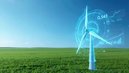 Wind Turbine with Holographic Data