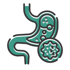 Stomach cancer icon
