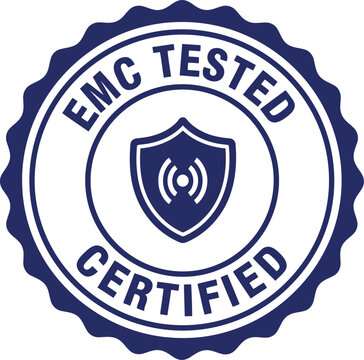 EMC Tested Certified Badge Icon for Electronics Compliance Approval