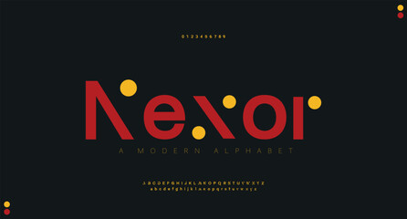 Abstract modern urban alphabet fonts. Typography sport, simple, technology, fashion, digital, future creative logo font. vector illustration