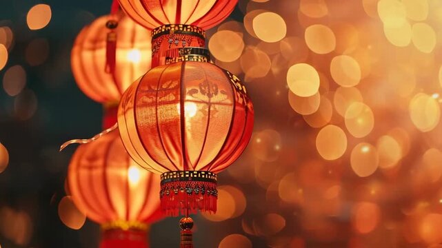 Holiday composition for celebrate chinese festival of lanterns