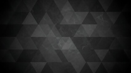 Obraz premium Dark Grey Triangle Mosaic Pattern Background