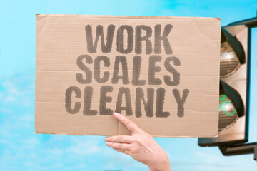 "Work Scales Cleanly" AI reduces friction everywhere. AI. WORK. SCALE. EFFICIENCY. SYSTEMS.