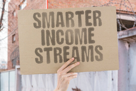 "Smarter Income Streams" AI diversifies earning options. AI. INCOME. STREAMS. DIVERSIFICATION. SCALE.