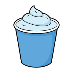 Creamy and thick Greek yogurt, rich in protein and probiotics, perfect for breakfast, smoothies, or snacks, offering a tangy, smooth, and wholesome taste.
