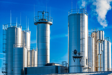 modern industry silo in austria