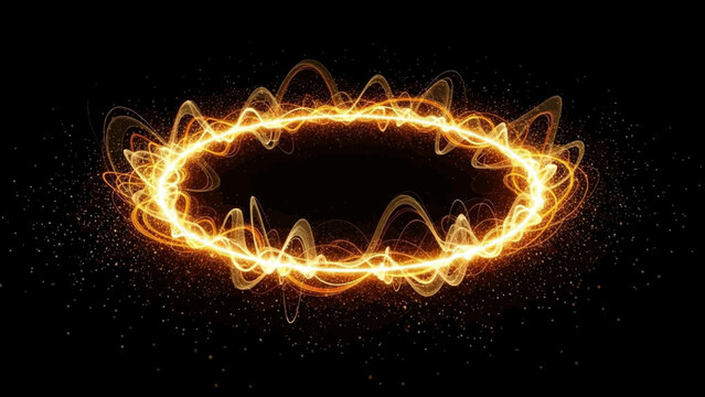 Mesmerizing orbital wave formation