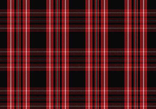 Red Black Lumberjack Buffalo Plaid Seamless Pattern Background For Fabric Apparel Wallpaper And Branding