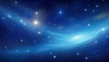 dreamy blue galaxy background with shimmering stars ideal for textures or background designs