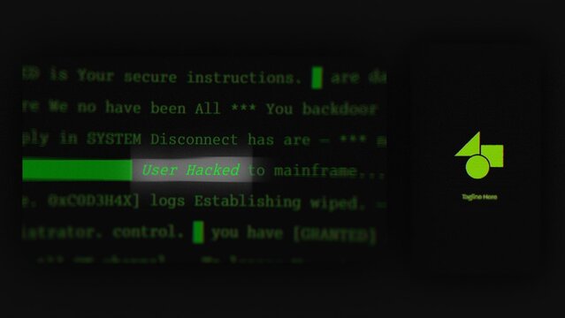 Hacker Match Cut Transition Documentary Style Filler - Quick Intro With Text And Logo (Horizontal, Vertical, Square)