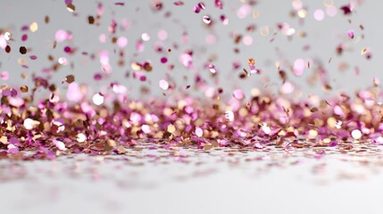 Sparkling pink glitter