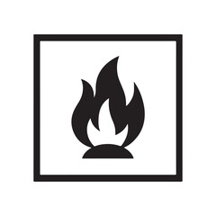 Fire Flame Icon Design - vector fire icon