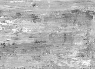 Abstract Grayscale Textured Surface with Brushstrokes