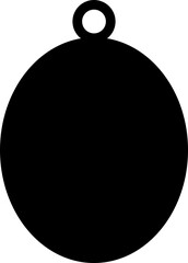 Obraz premium Dog tag template. Vector silhouette dog tag for neckline. set of icons. shape tags, illustration flat design. Set of dog tag id badges. Identification labels canines. isolated on transparent backgroun