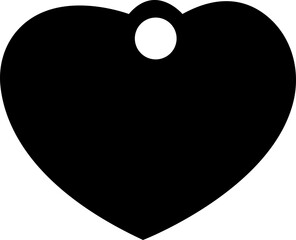 Obraz premium Dog tag template. Vector silhouette dog tag for neckline. set of icons. shape tags, illustration flat design. Set of dog tag id badges. Identification labels canines. isolated on transparent backgroun