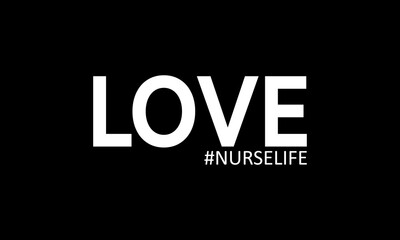 Love #nurselife t-shirt Printable Design Cut File for Cricut and Silhouette