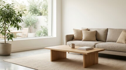 Fototapeta premium The minimalist lifestyle champions elegant simplicity and mindful living in daily settings.