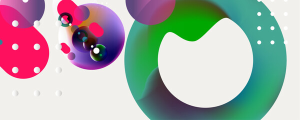 New conceptual abstract fluid creative banner, trendy bright neon colors with dynamic lines. Presentation, slides for social media, or creative