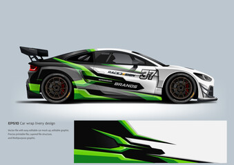 EPS10 vector car wrap livery designs professional aesthetics for sports coupes and commercial vehicles