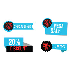 Colorful 20 Off Sale Banners: Vibrant & Eye-Catching Designs for Special Offers, Mega Sales & Promotional Events with Bold Text & Colorful Backgrounds