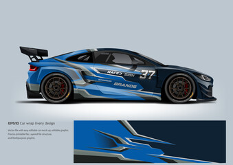 EPS10 vector car wrap livery designs professional aesthetics for sports coupes and commercial vehicles