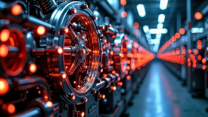 Red Rail Device Decoration Technology Art Zone