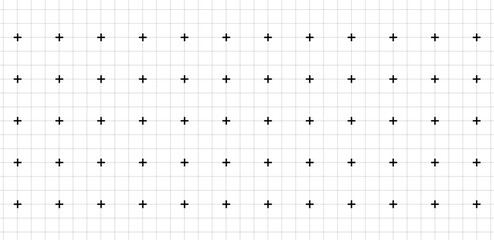 Seamless square grid background with dotted vector